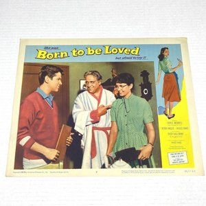 Born to Be Loved 1959 Lobby Card‎ Movie Poster Carol Morris Hugo Haas Comedy